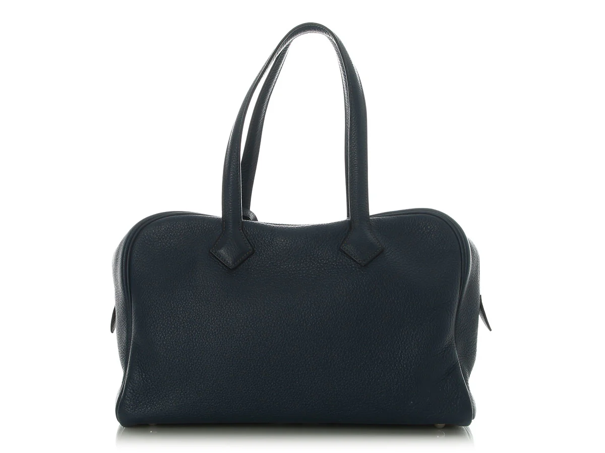 Hermès Bleu de Prusse Clémence Victoria II 35 - Image 4