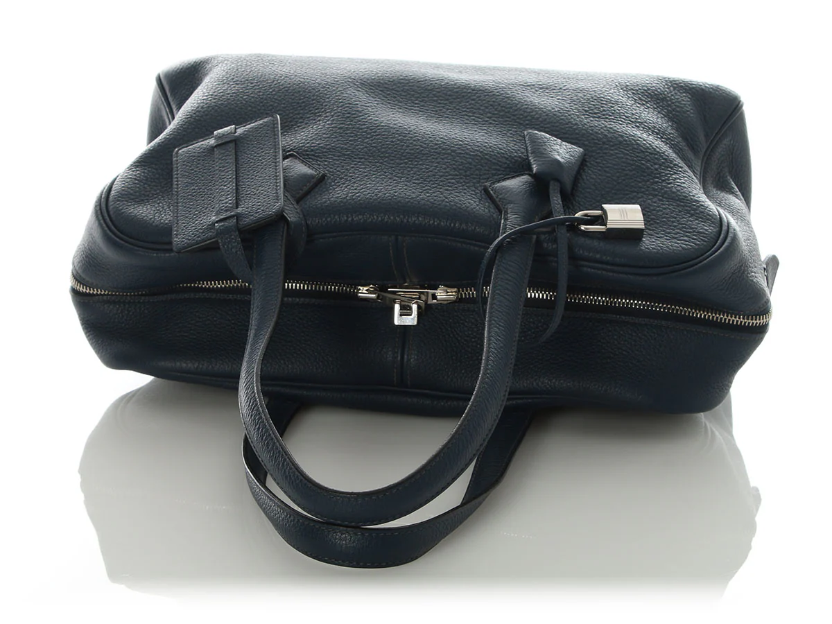 Hermès Bleu de Prusse Clémence Victoria II 35 - Image 7