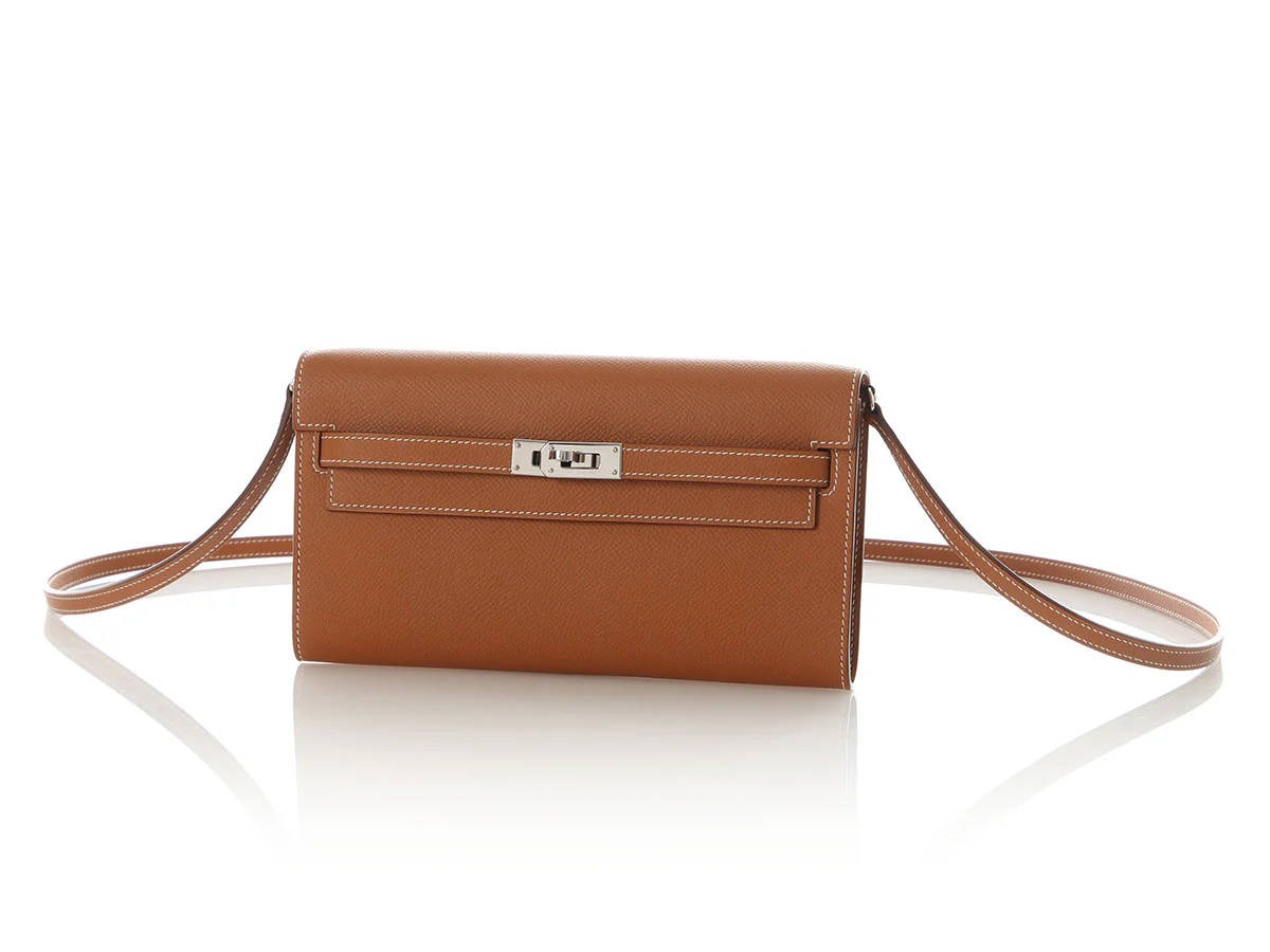 Hermès Gold Epsom Kelly To Go Wallet - Image 2
