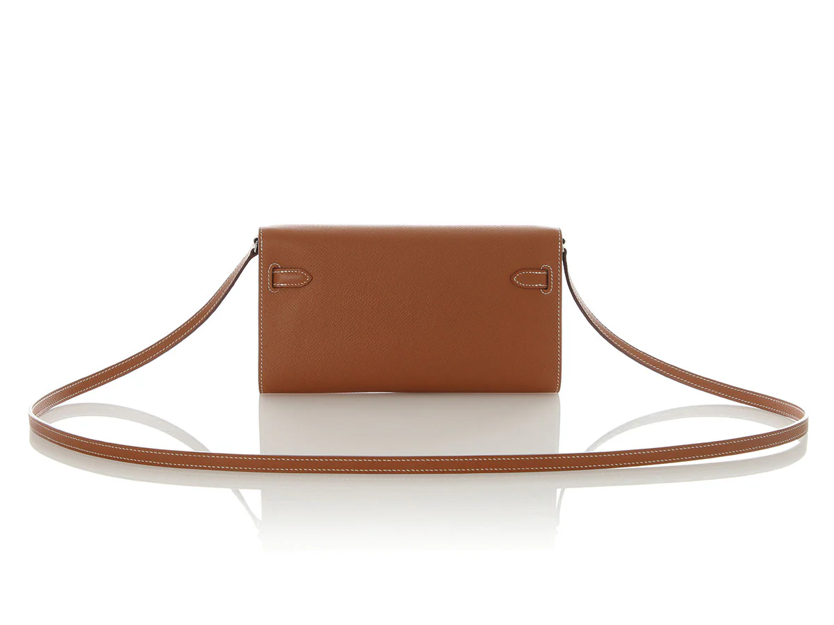Hermès Gold Epsom Kelly To Go Wallet - Image 4