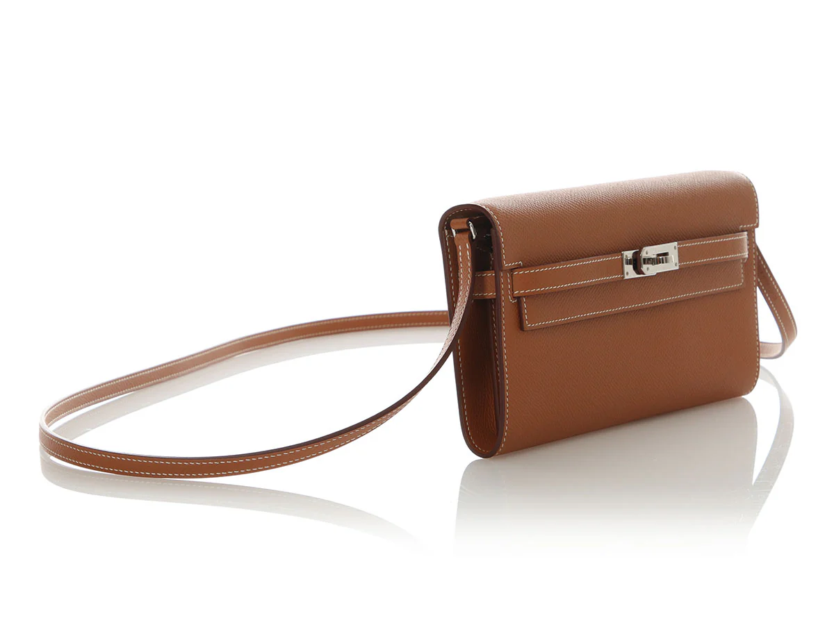 Hermès Gold Epsom Kelly To Go Wallet - Image 5