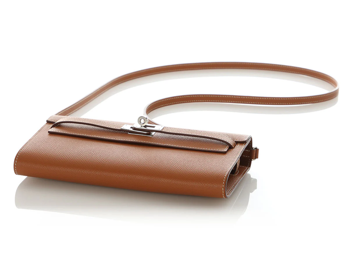 Hermès Gold Epsom Kelly To Go Wallet - Image 6