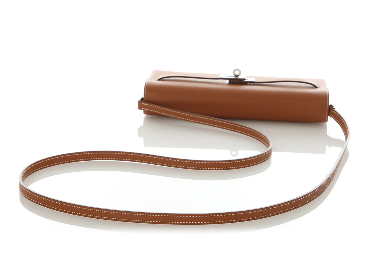 Hermès Gold Epsom Kelly To Go Wallet - Image 7