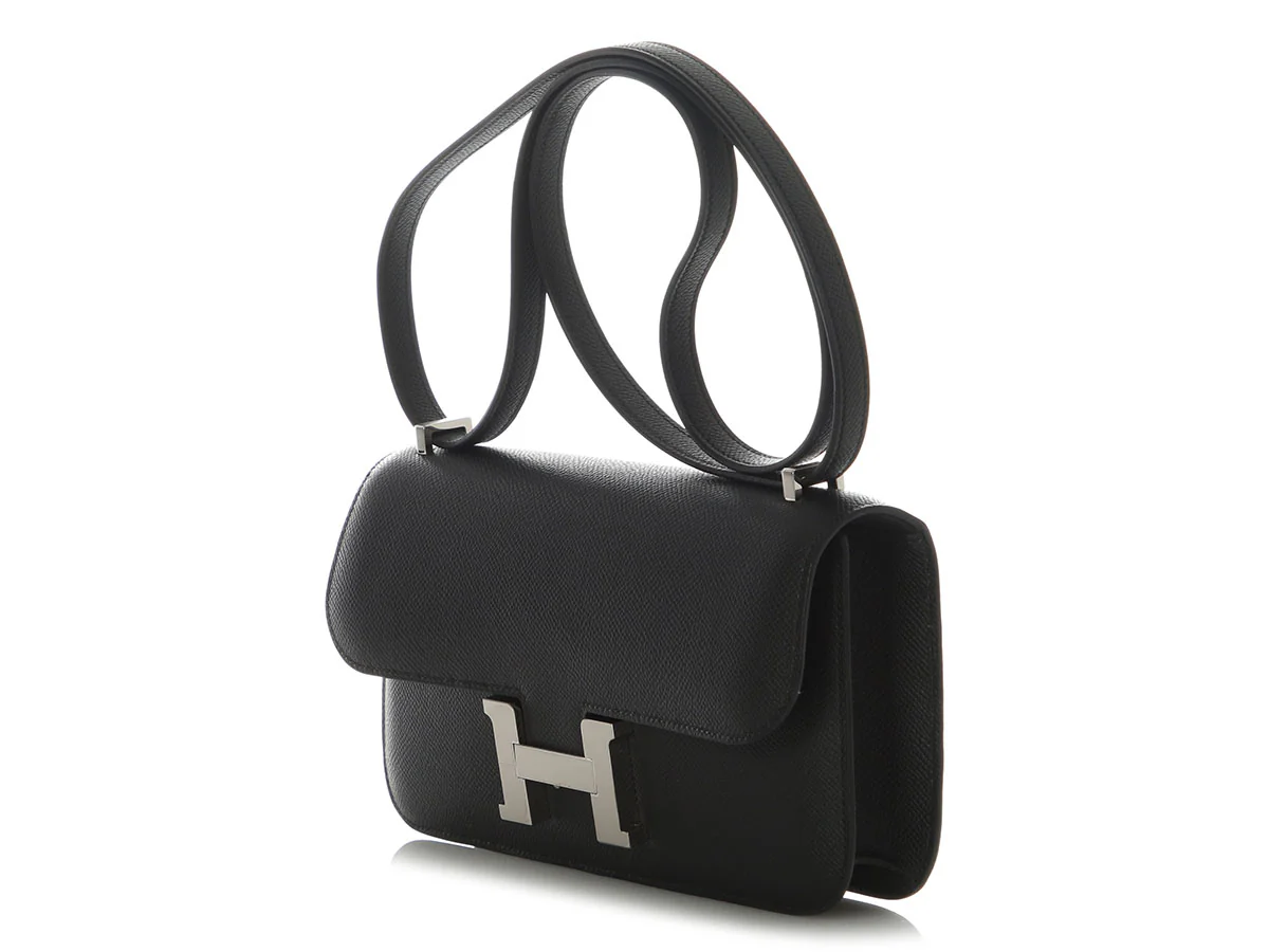 Hermès Black Epsom Constance Elan Mirror - Image 3