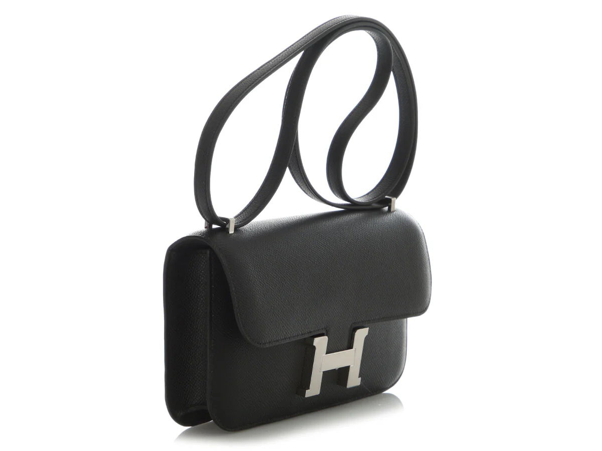 Hermès Black Epsom Constance Elan Mirror - Image 5