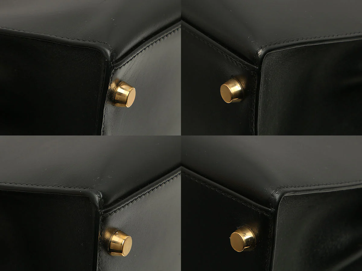 Hermès Black Box Calfskin Kelly 28 - Image 10