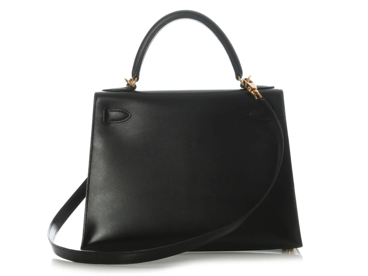 Hermès Black Box Calfskin Kelly 28 - Image 4