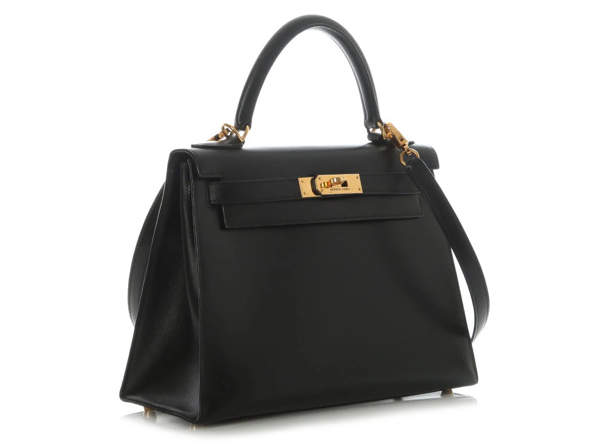 Hermès Black Box Calfskin Kelly 28 - Image 5