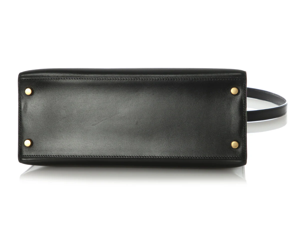 Hermès Black Box Calfskin Kelly 28 - Image 6