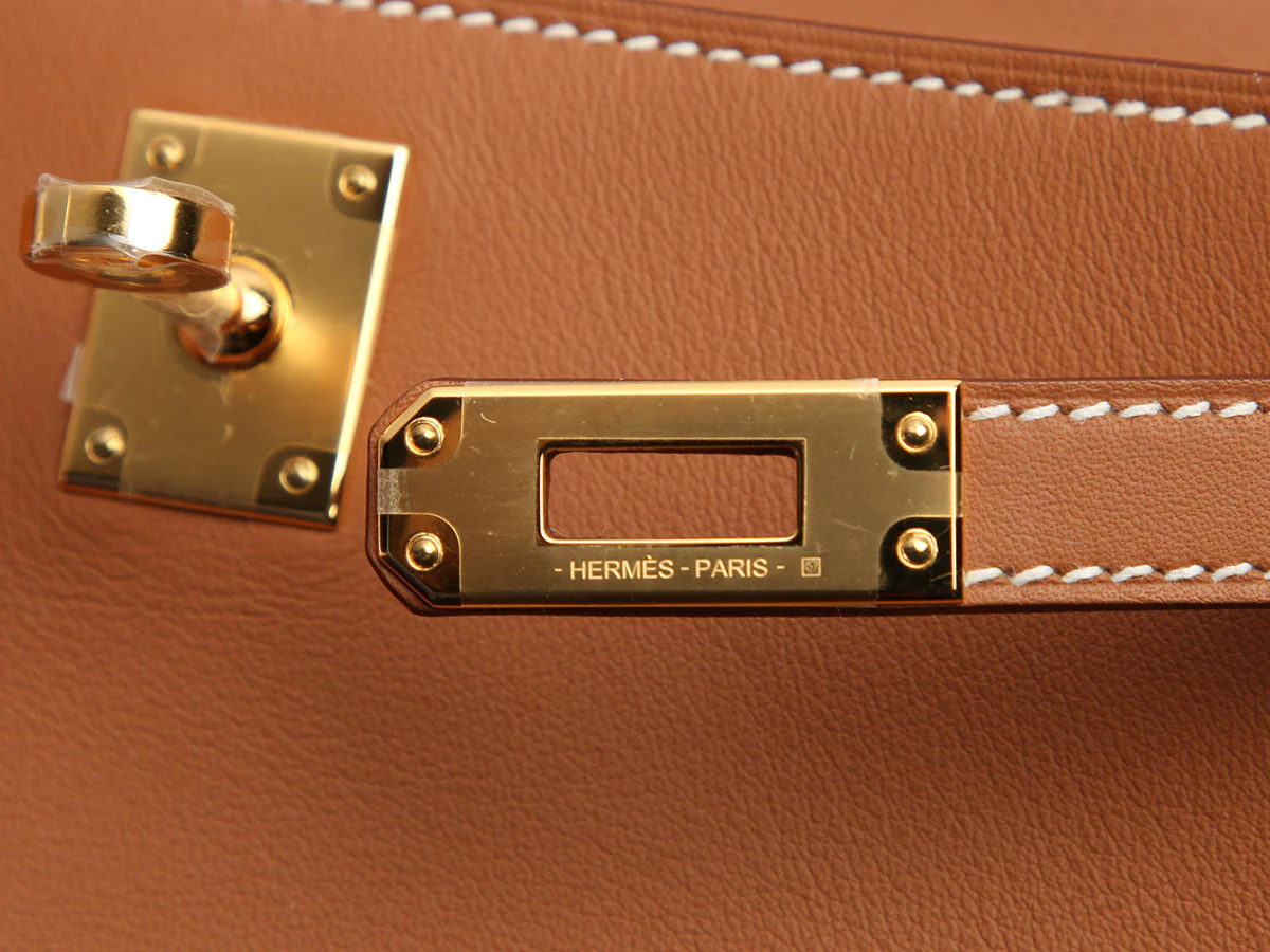 Hermès Gold Swift Kelly Pochette - Image 10