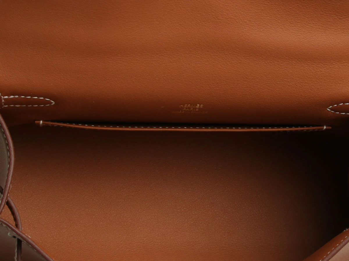 Hermès Gold Swift Kelly Pochette - Image 11
