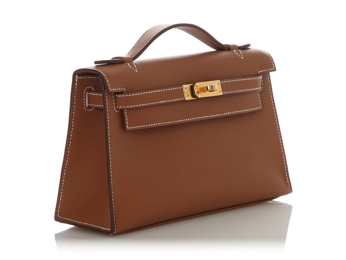 Hermès Gold Swift Kelly Pochette - Image 6