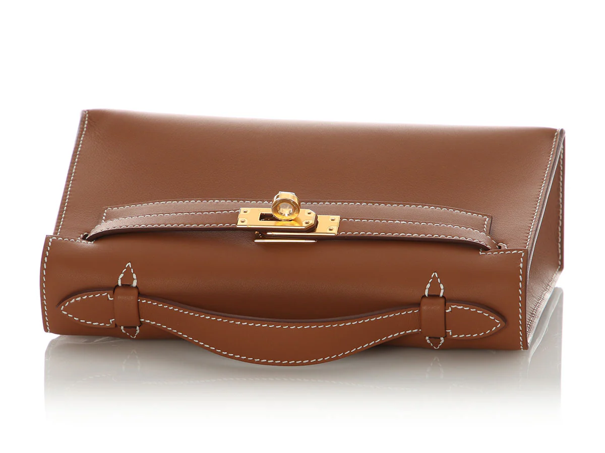 Hermès Gold Swift Kelly Pochette - Image 8