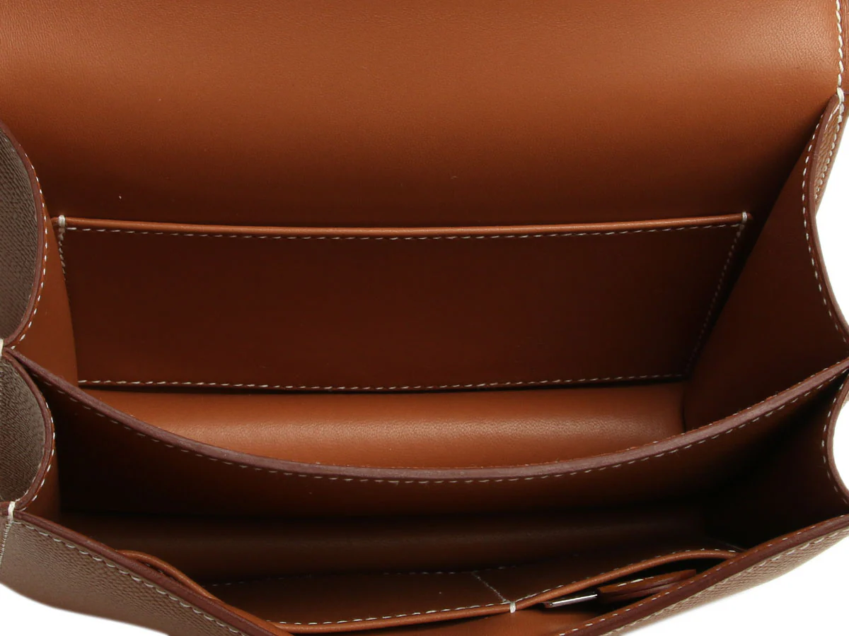 Hermès Gold Epsom Constance Mirror 18 - Image 10