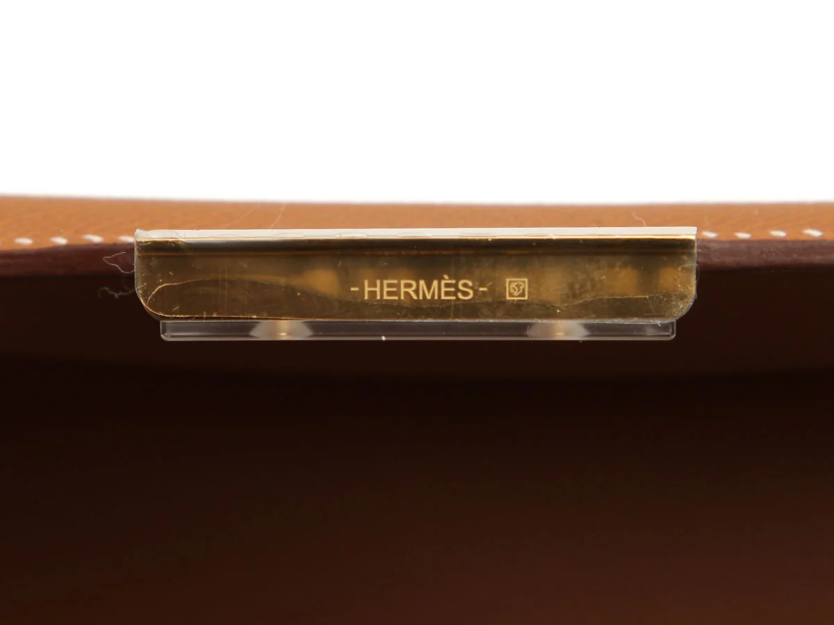 Hermès Gold Epsom Constance Mirror 18 - Image 11