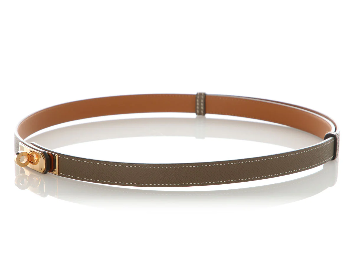 Hermès Etoupe Epsom Kelly Belt PM 18mm - Image 2