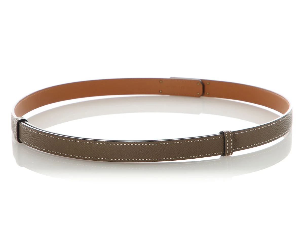 Hermès Etoupe Epsom Kelly Belt PM 18mm - Image 3