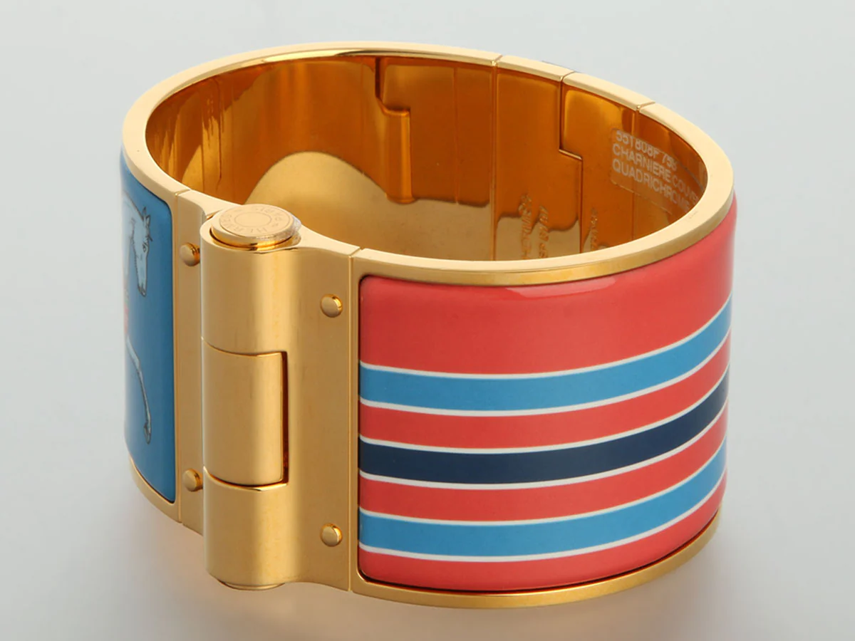 Hermès Extra Wide Couvertures Charnière Bracelet - Image 3