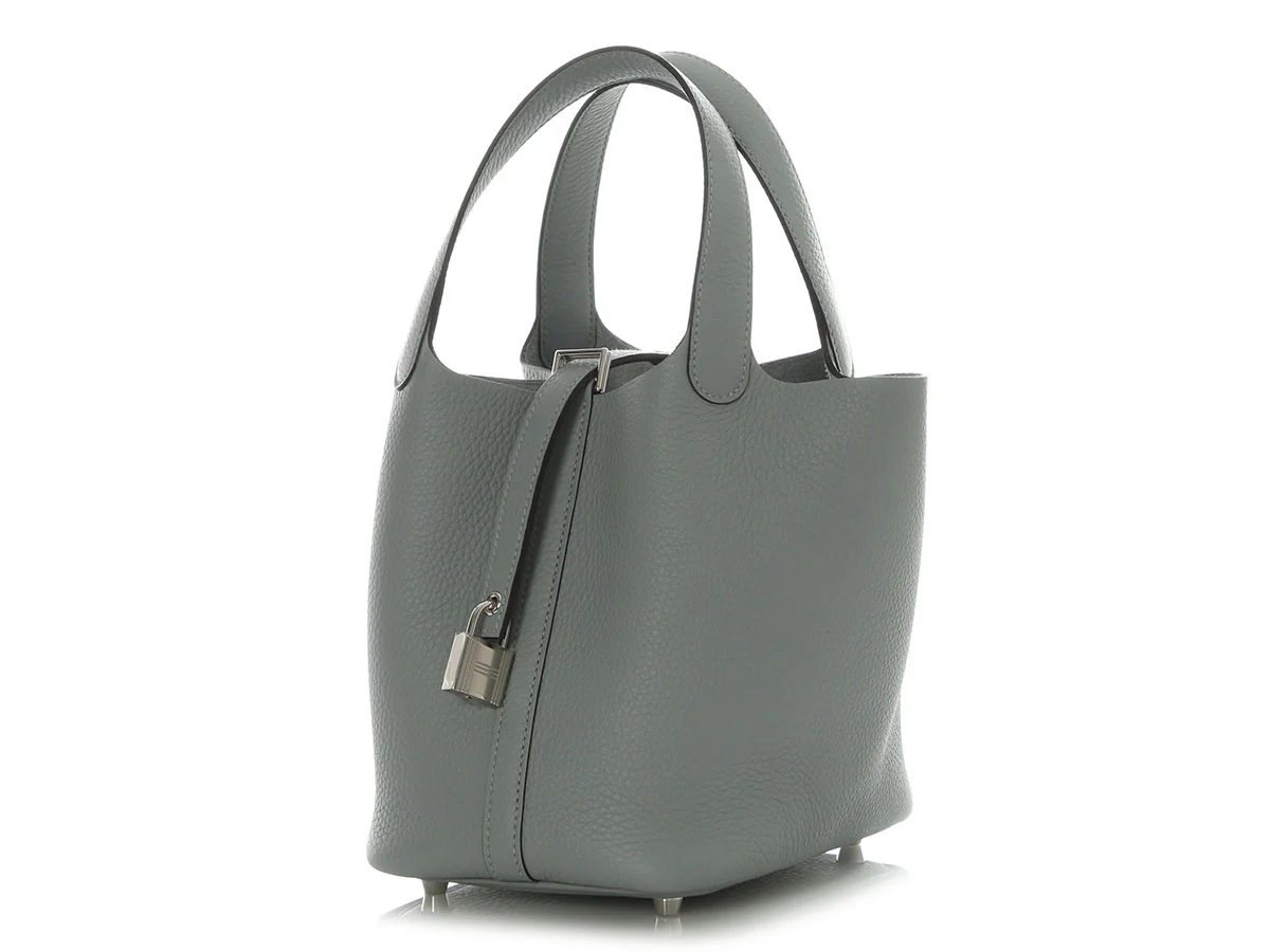 Hermès Gris Pantin Clémence Picotin Lock 18 - Image 5
