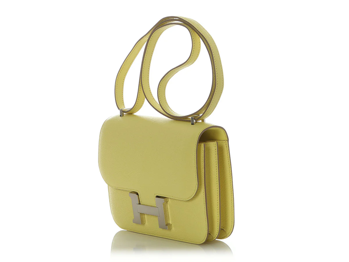 Hermès Limoncello Chèvre Constance Mirror 18 - Image 3