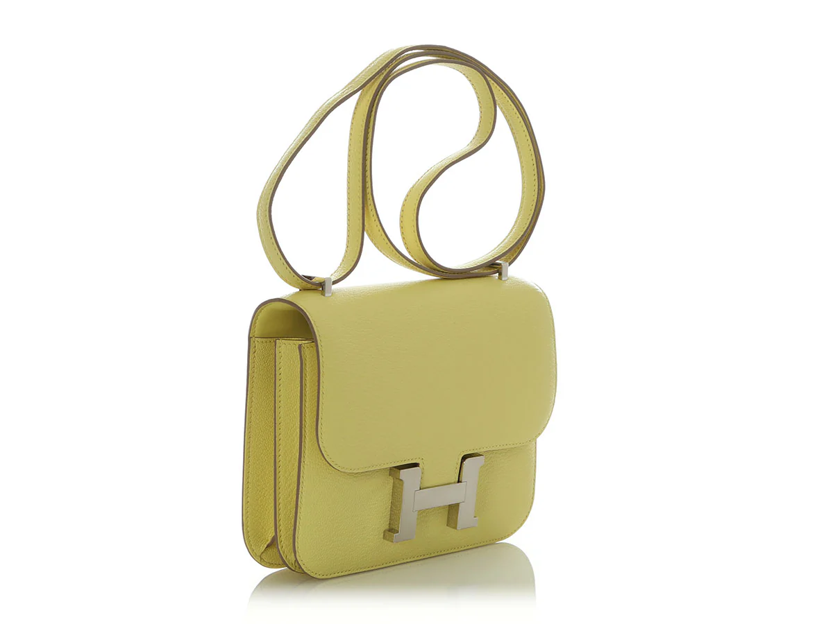 Hermès Limoncello Chèvre Constance Mirror 18 - Image 5