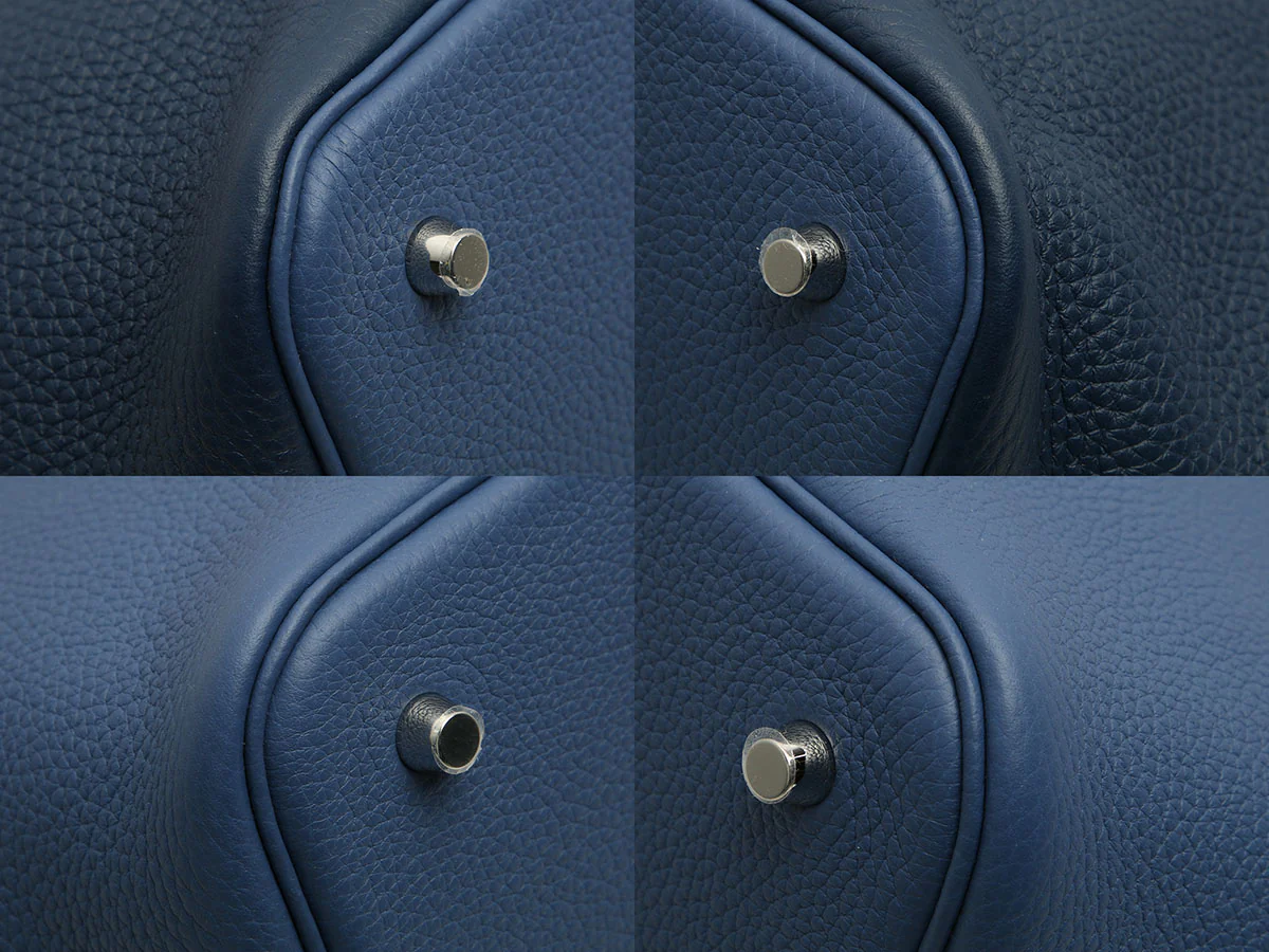 Hermès Bleu Brighton and Bleu Saphir Clémence Picotin 22 - Image 8