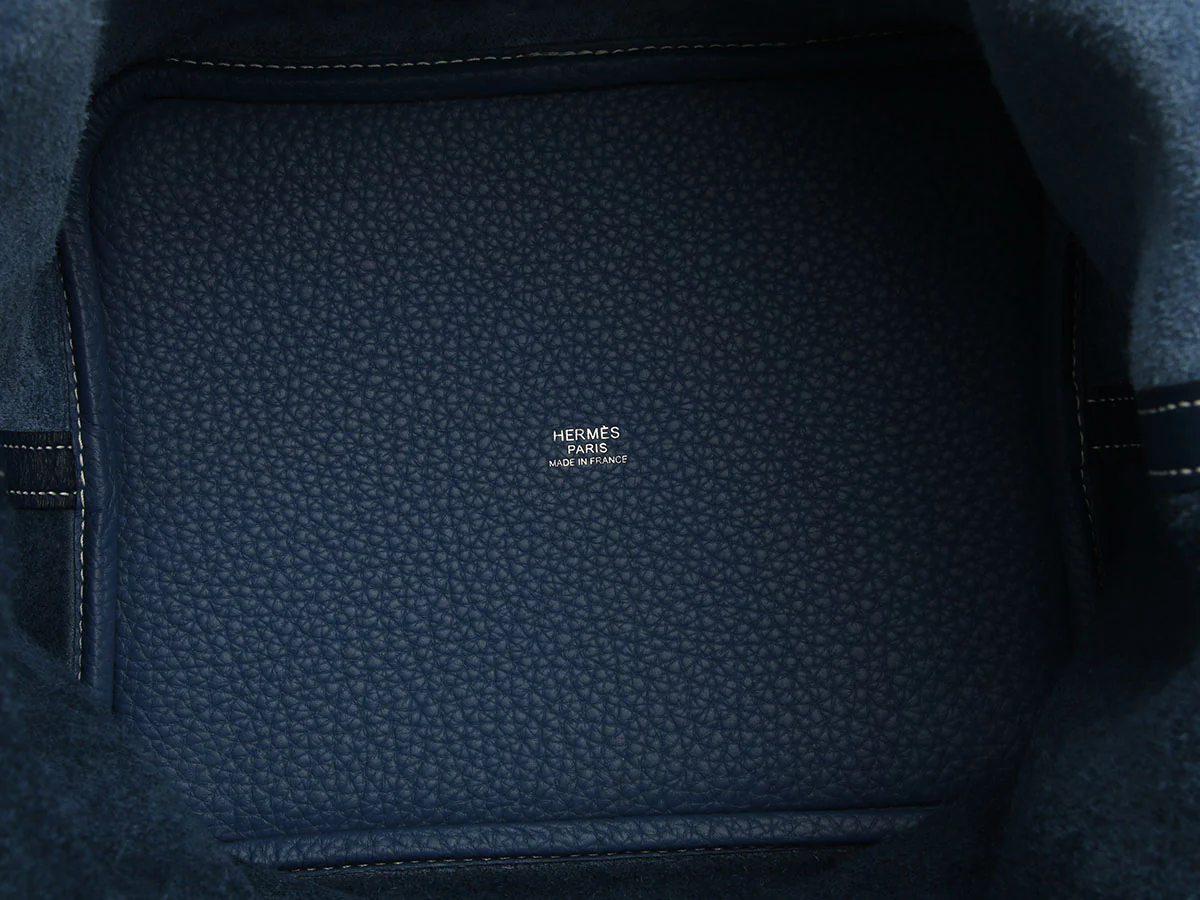 Hermès Bleu Brighton and Bleu Saphir Clémence Picotin 22 - Image 9