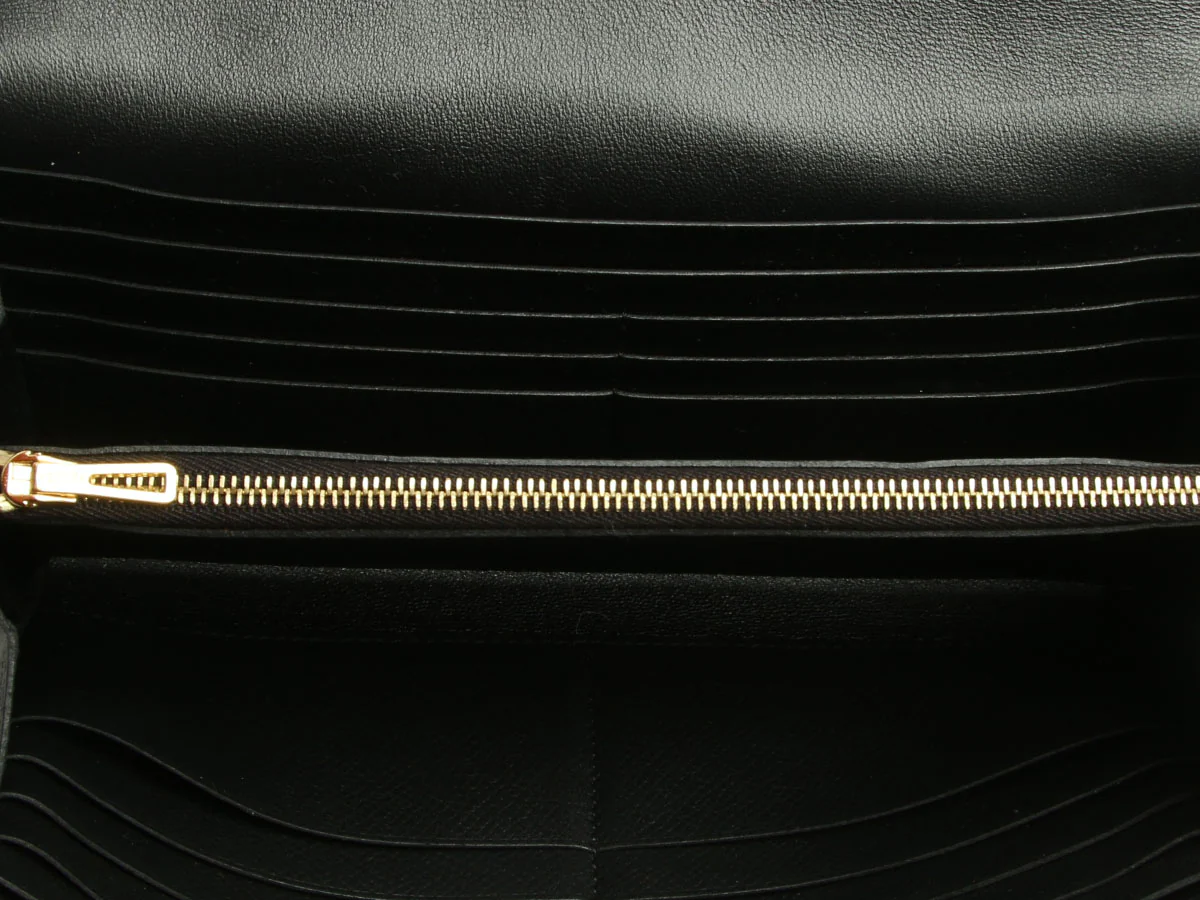 Hermès Black Epsom Constance Long Wallet - Image 9