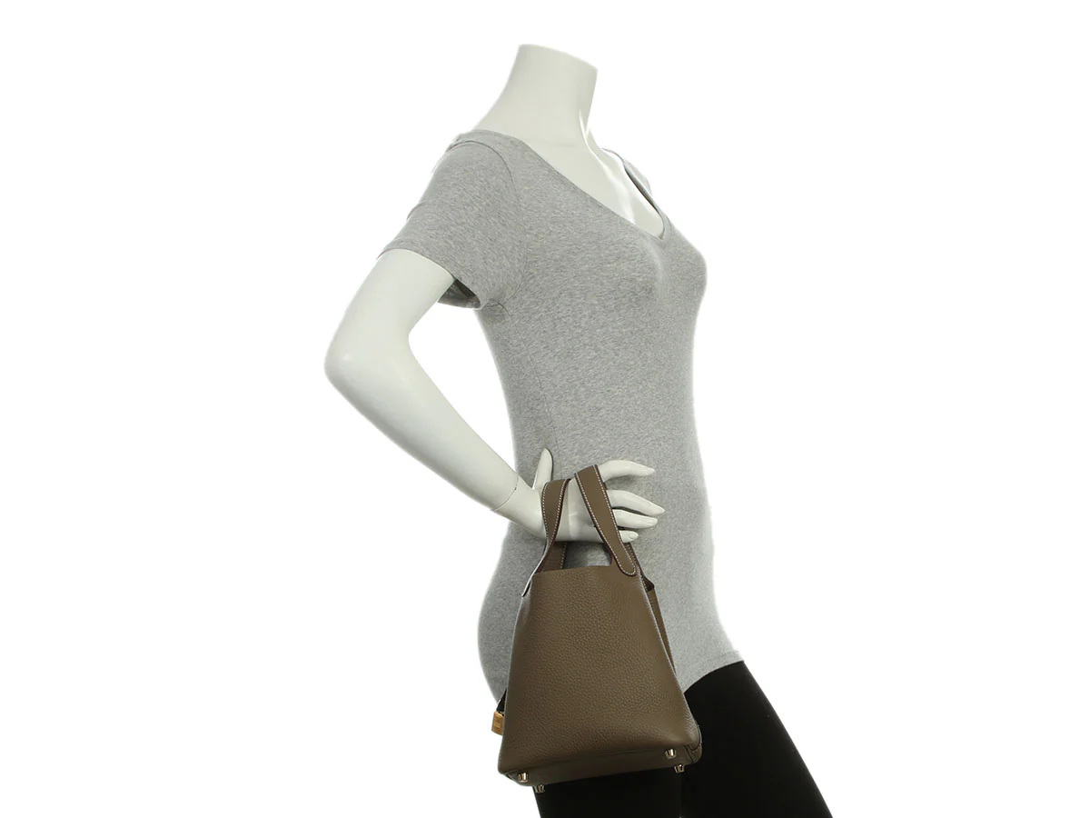 Hermès Etoupe Clémence Picotin Lock 18 - Image 10