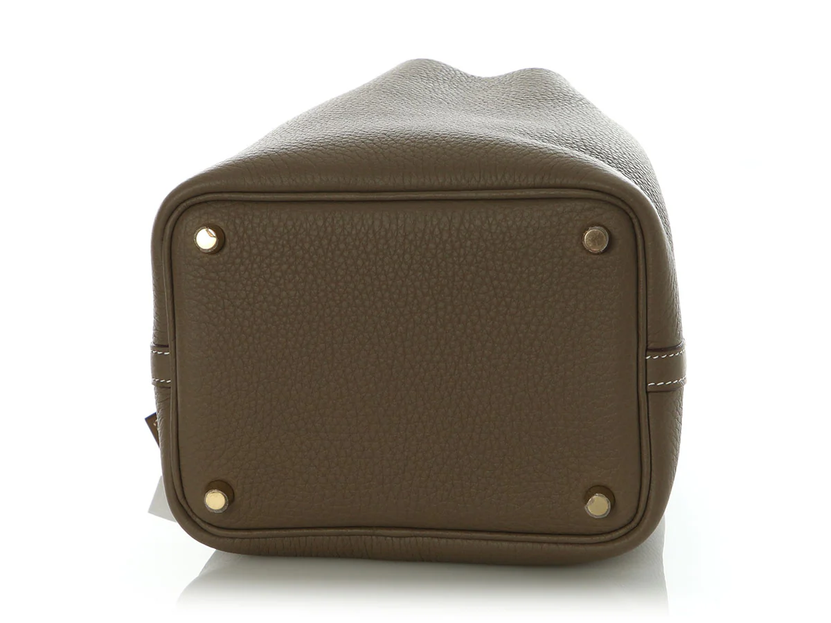 Hermès Etoupe Clémence Picotin Lock 18 - Image 6