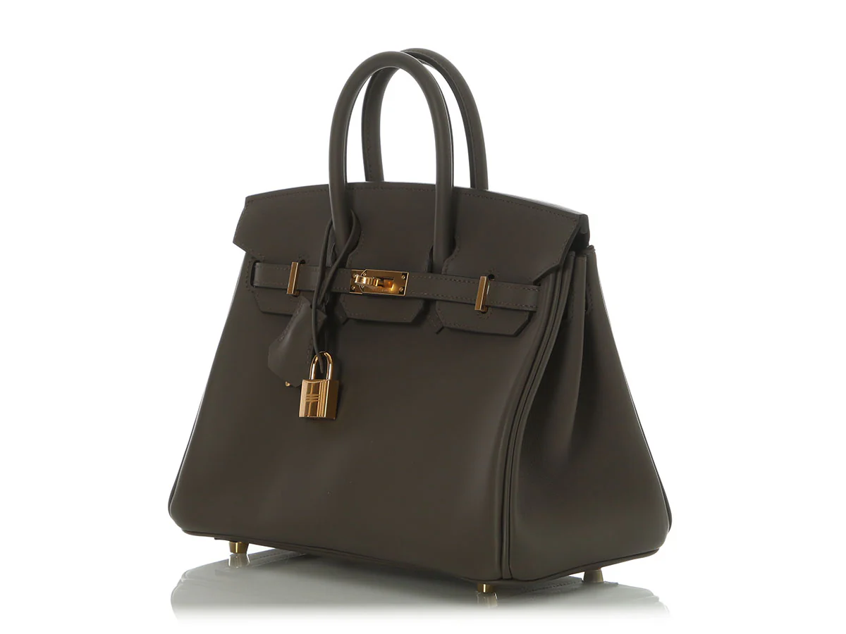 Hermès Etain Swift Birkin 25 - Image 3