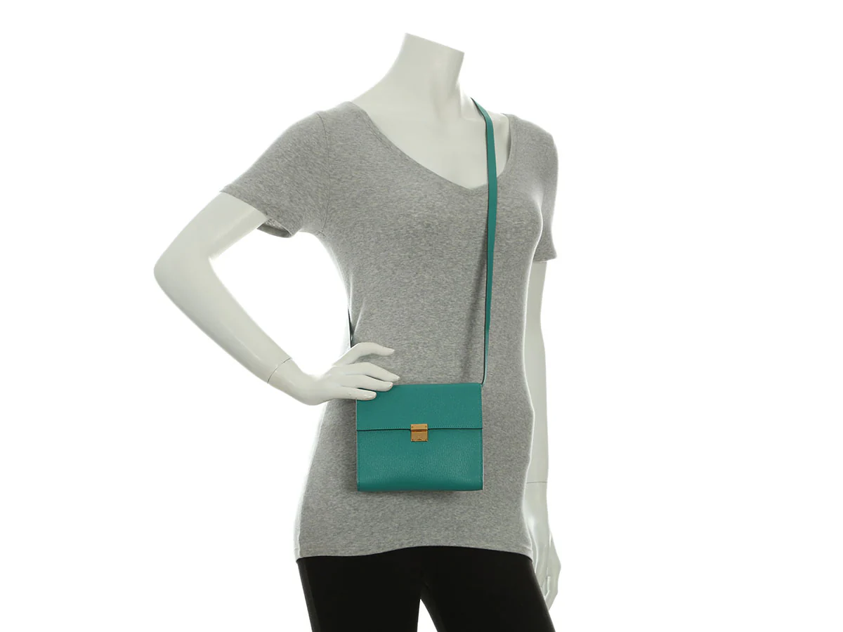 Hermès Green Chèvre Clic 16 Crossbody - Image 10