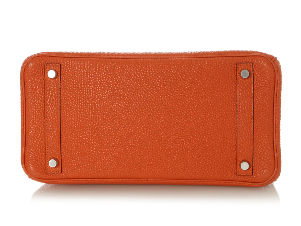 Hermès Orange Togo Birkin 30 - Image 6