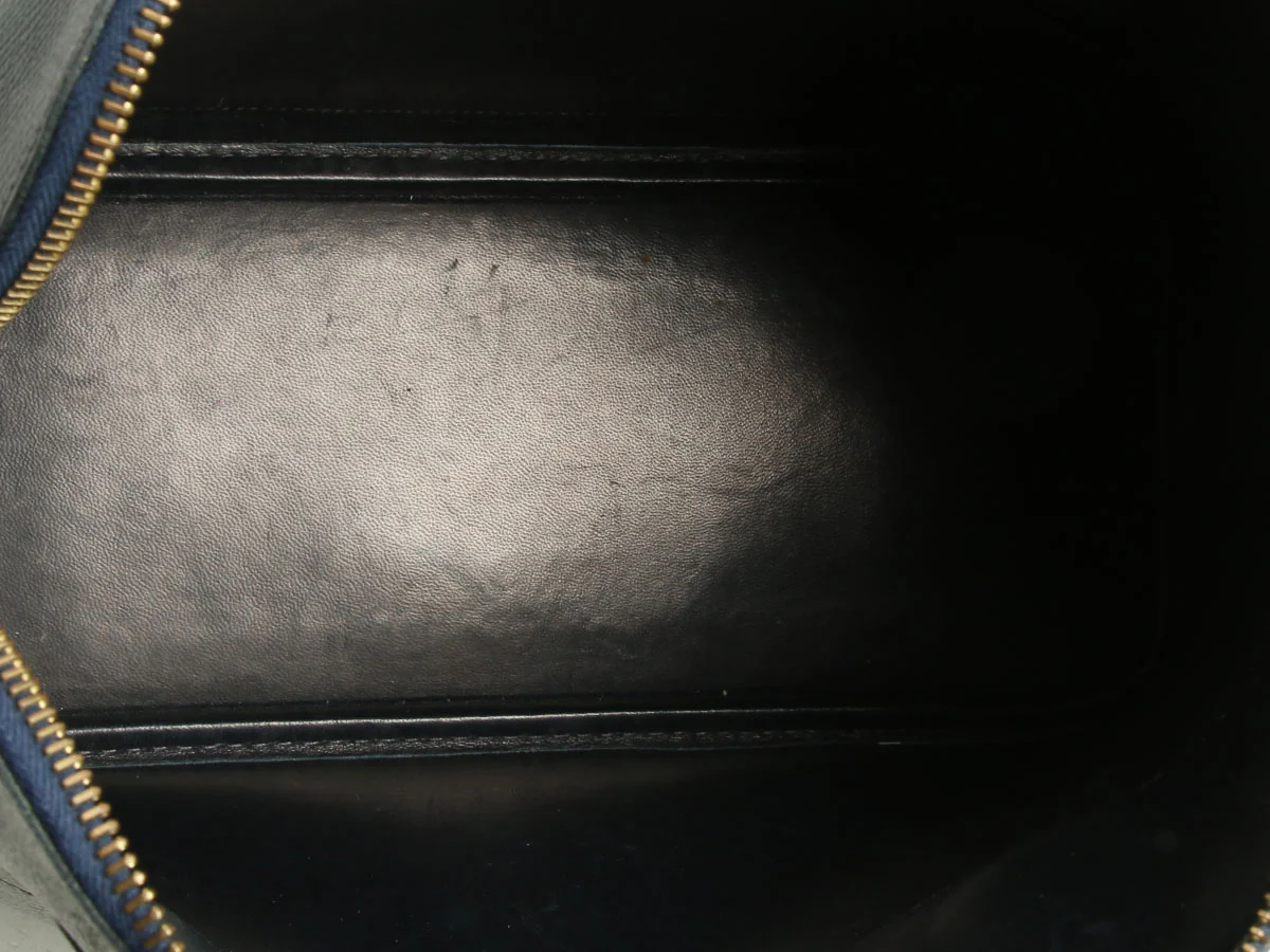 Hermès Vintage Navy Epsom Bolide 35 - Image 9