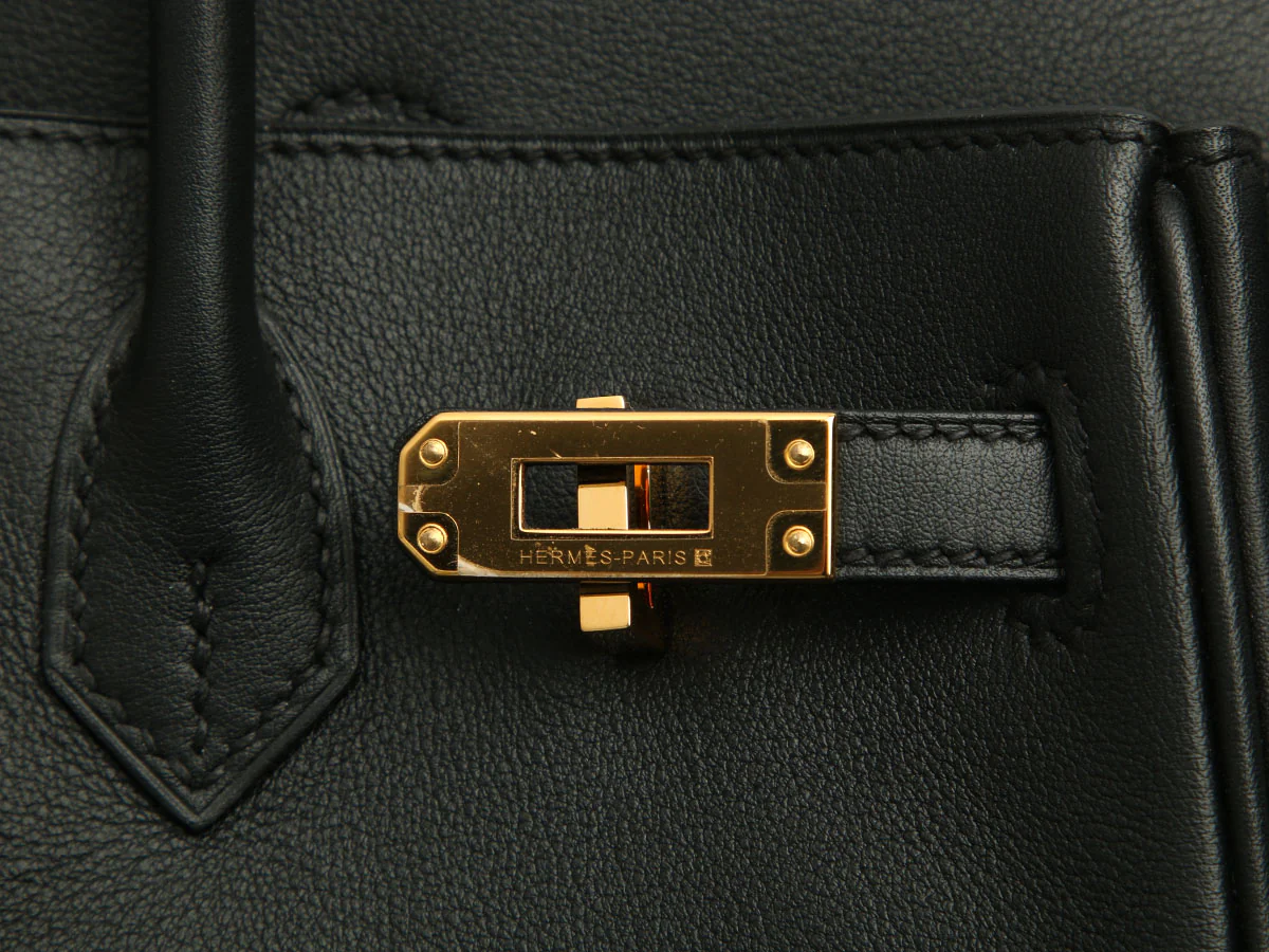 Hermès Black Swift Birkin 25 - Image 10