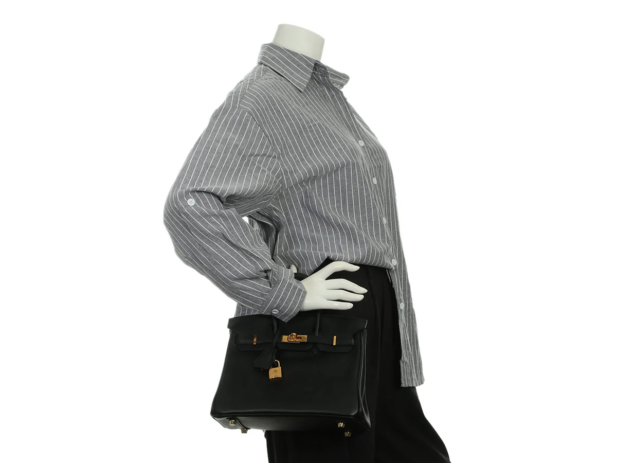 Hermès Black Swift Birkin 25 - Image 11