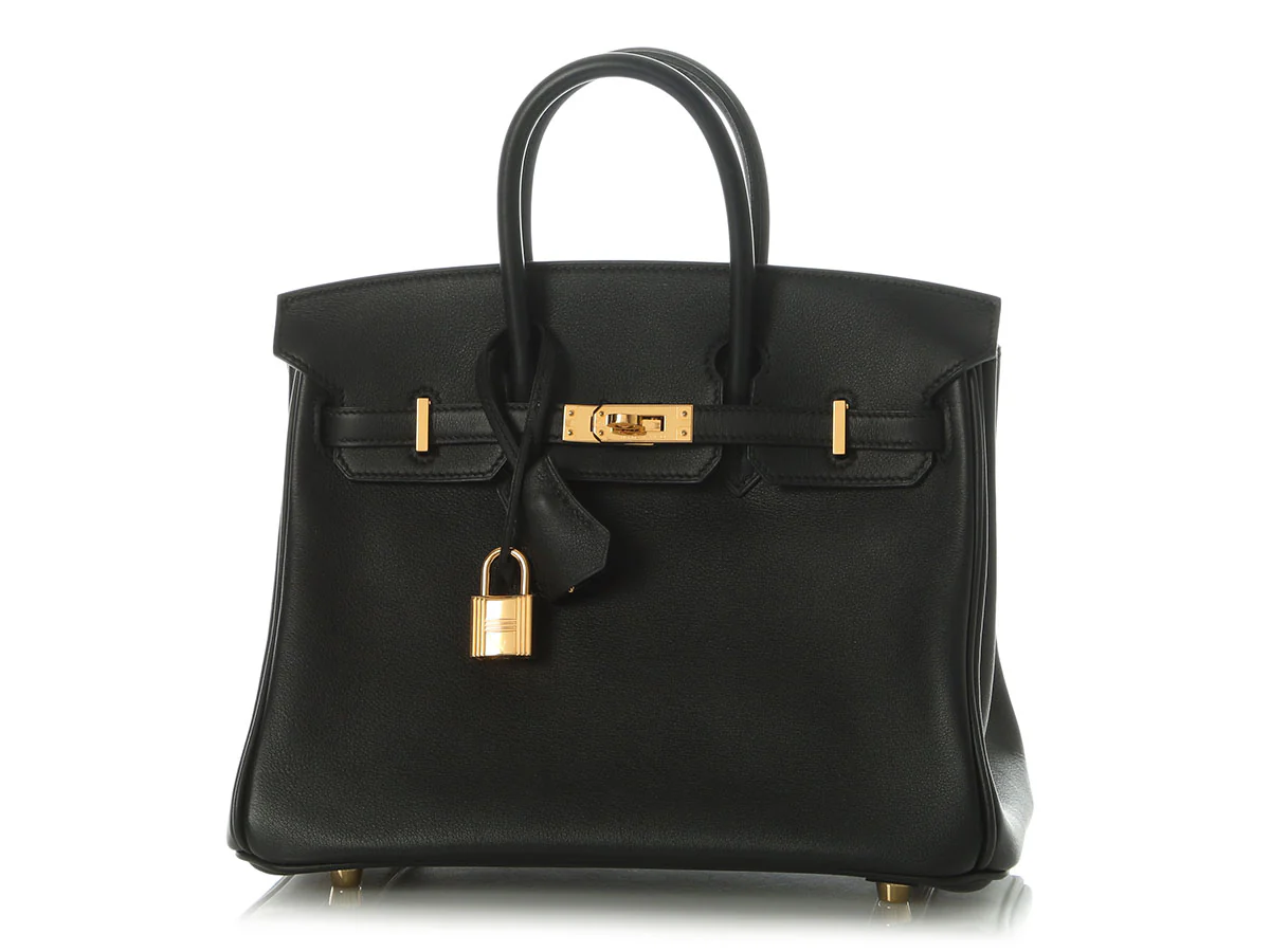 Hermès Black Swift Birkin 25 - Image 2