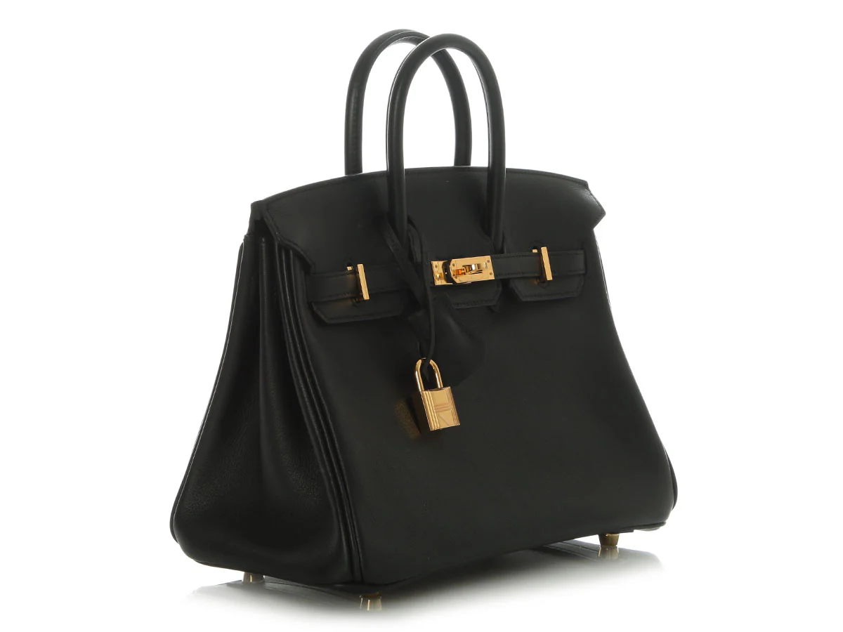 Hermès Black Swift Birkin 25 - Image 5