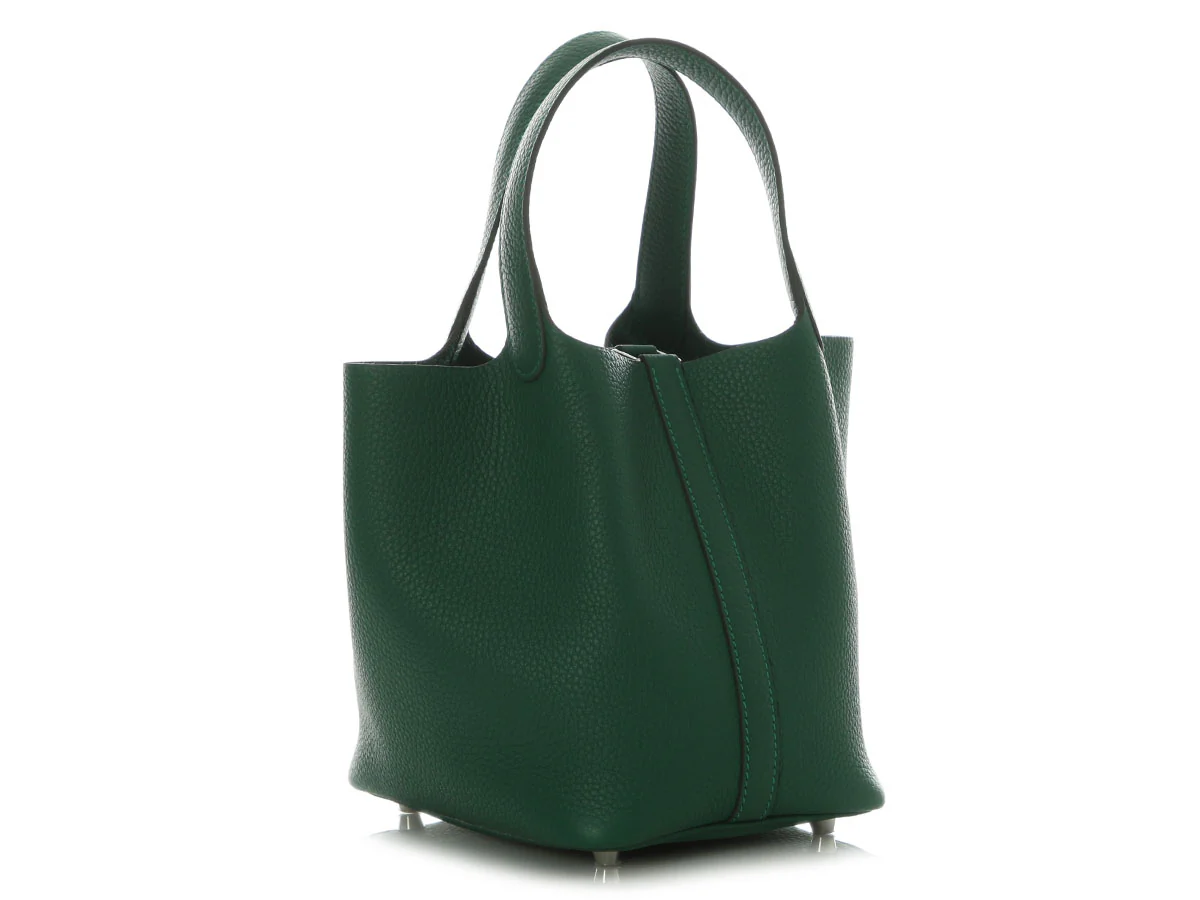 Hermès Vert Moyen Clémence Picotin Lock 18 - Image 3