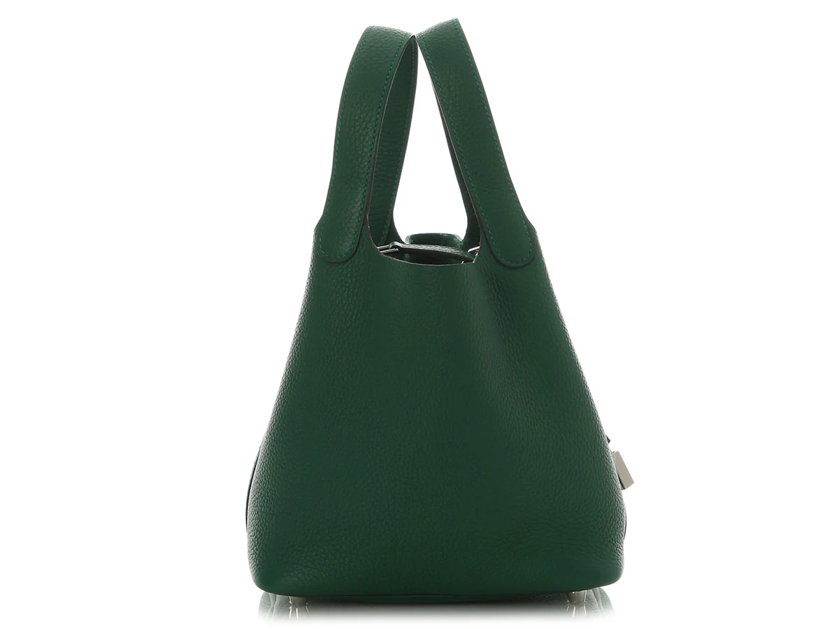 Hermès Vert Moyen Clémence Picotin Lock 18 - Image 4