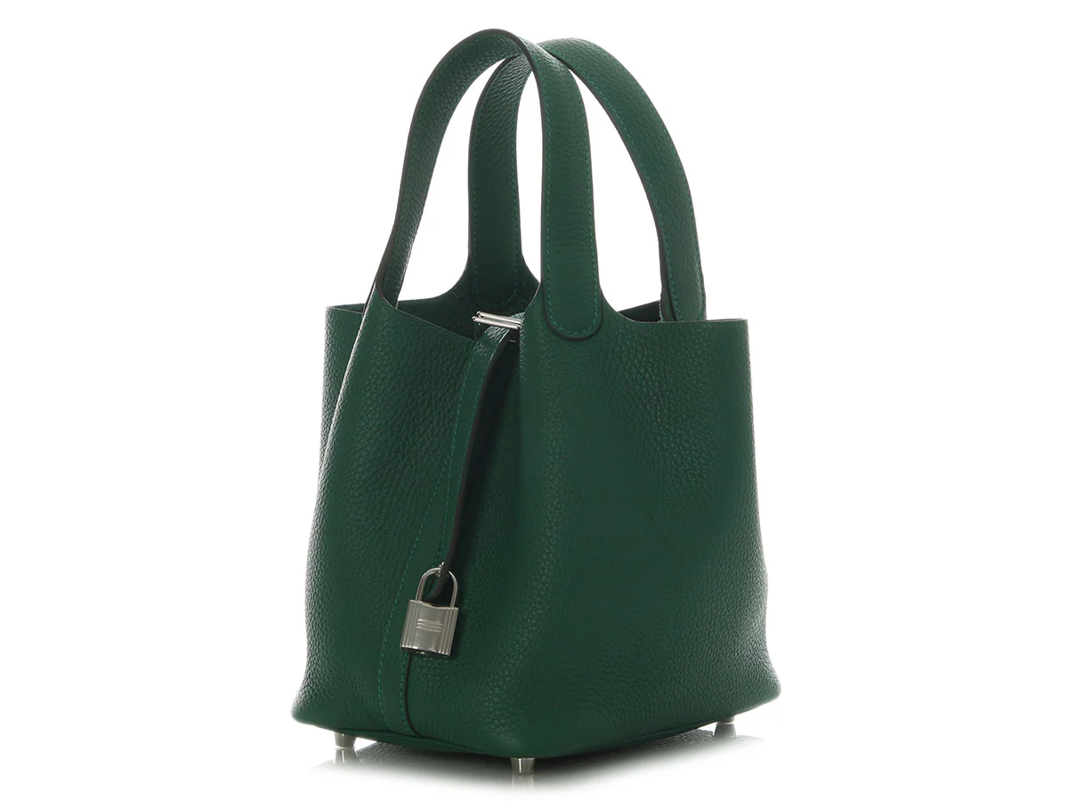 Hermès Vert Moyen Clémence Picotin Lock 18 - Image 5