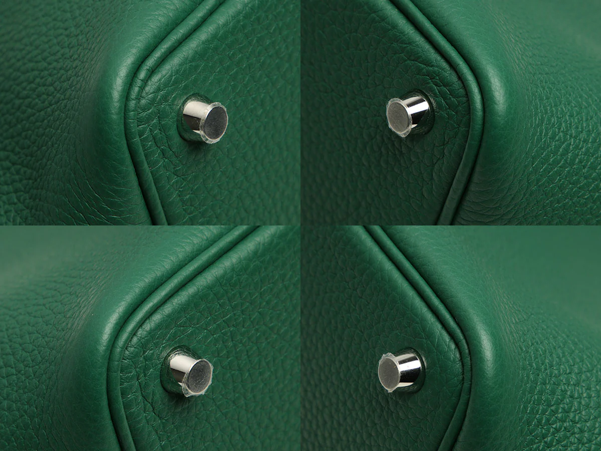 Hermès Vert Moyen Clémence Picotin Lock 18 - Image 8