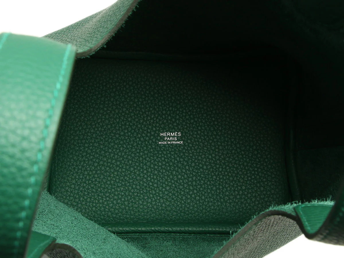 Hermès Vert Moyen Clémence Picotin Lock 18 - Image 9