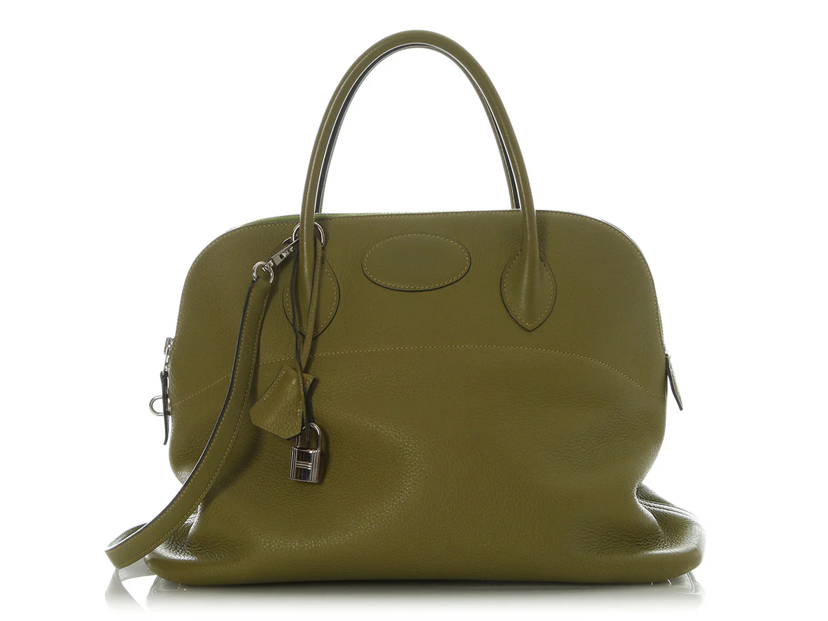 Hermès Vert Chartreuse Clémence Bolide 35