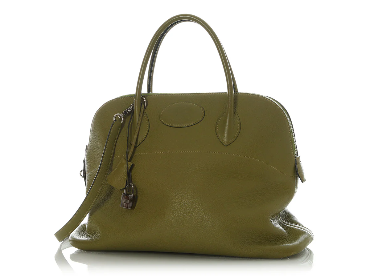 Hermès Vert Chartreuse Clémence Bolide 35 - Image 2