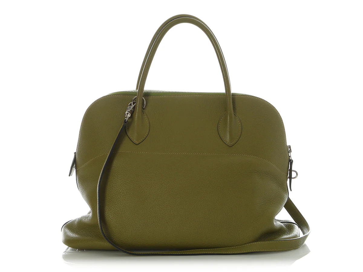 Hermès Vert Chartreuse Clémence Bolide 35 - Image 4