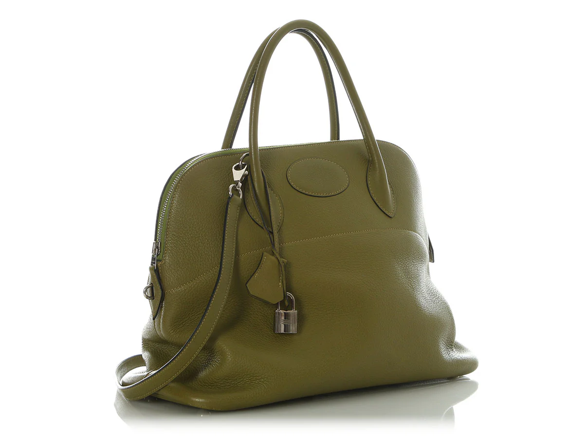 Hermès Vert Chartreuse Clémence Bolide 35 - Image 5