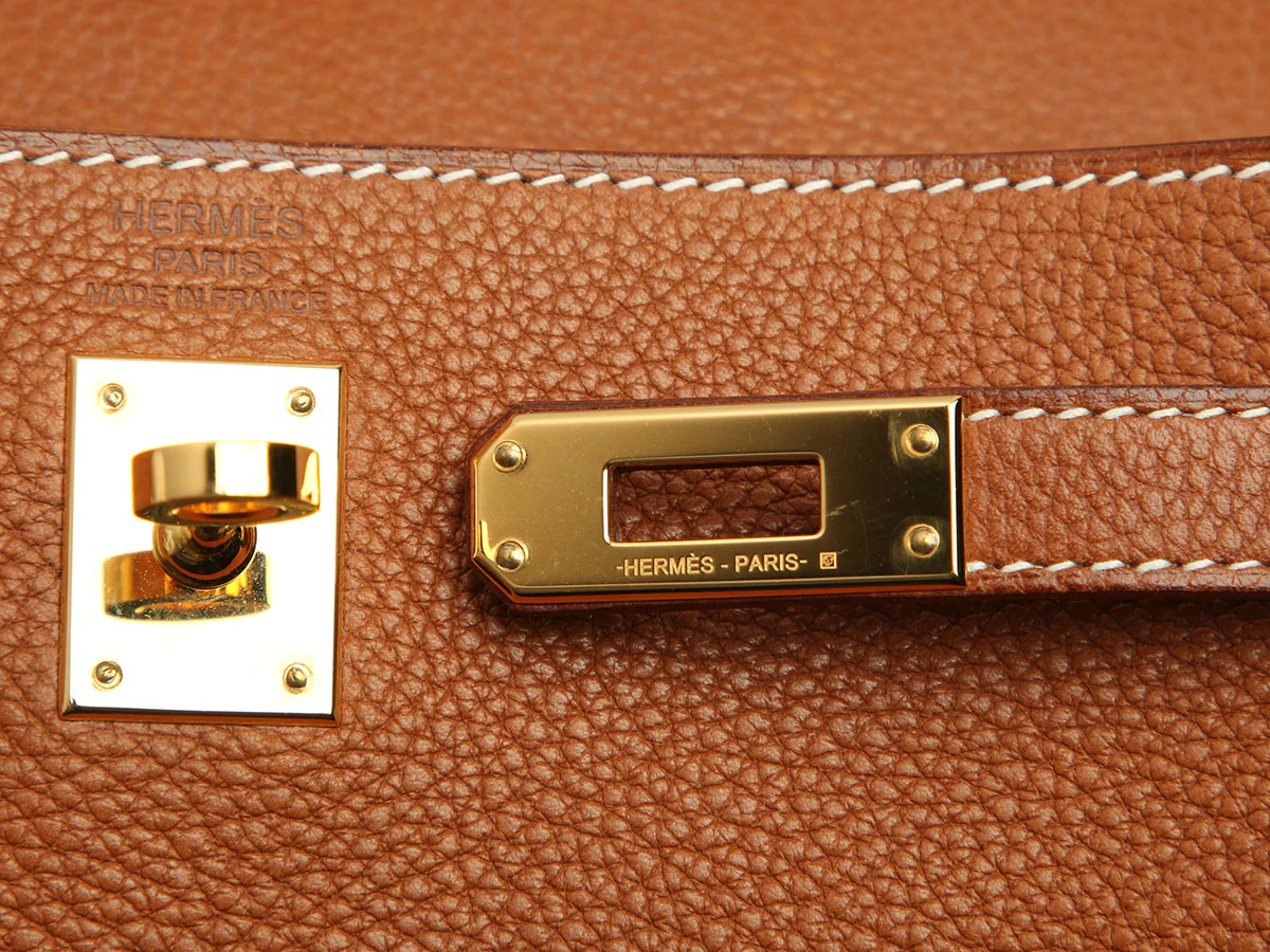 Hermès Fauve Barenia Faubourg Kelly 25 - Image 8