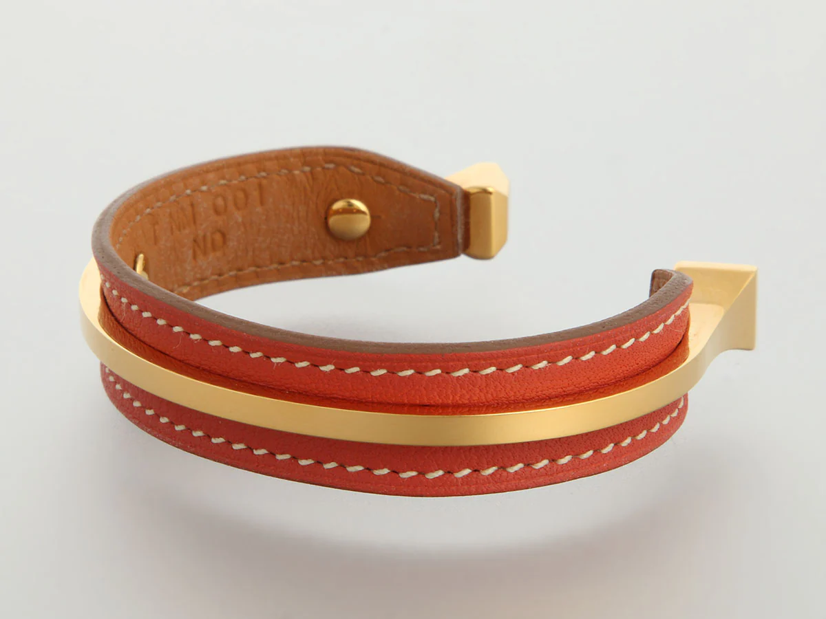 Hermès Sanguine Swift Binôme Cuff - Image 3
