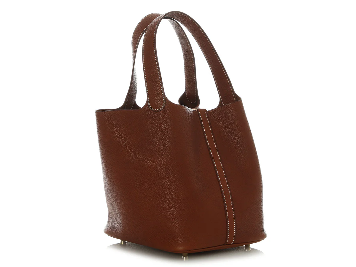 Hermès Fauve Barenia Faubourg Picotin Lock 22 - Image 3